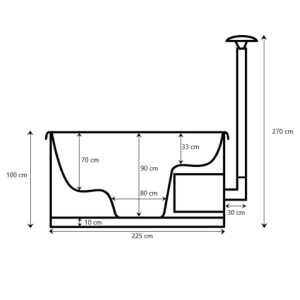 ø 225 cm