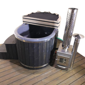 ovaler Wanneneinsatz mit Thermocover